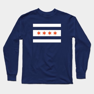 Chicago Flag Football Bears Classic Colors Long Sleeve T-Shirt